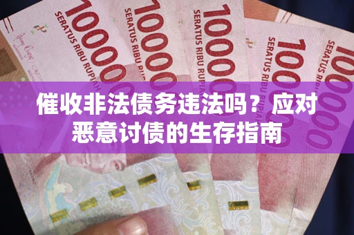 济南催收非法债务违法吗？应对恶意讨债的生存指南