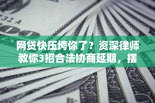 济南网贷快压垮你了？资深律师教你3招合法协商延期，摆脱暴力催收！