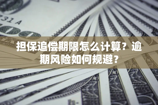 济南担保追偿期限怎么计算？逾期风险如何规避？